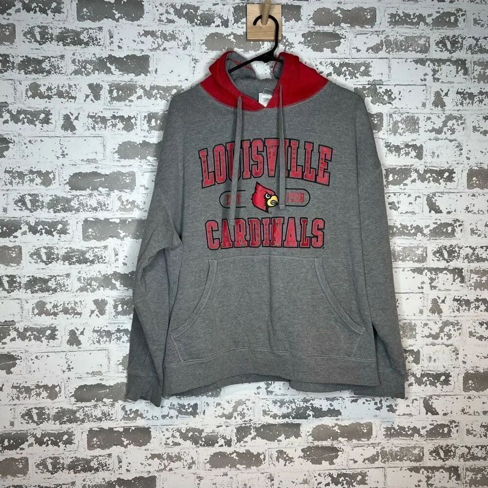 Louisville cardinals pullover hoodie